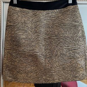 Milly mini skirt gold